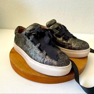 Caslon gold and black sneakers 7